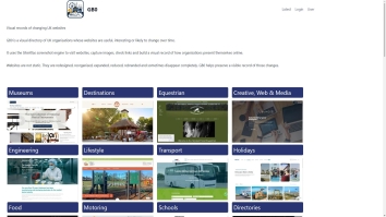 GB0 applies SiteAtlas beyond property and construction, using screenshot history and verified links to document other changing UK organisations and sectors.
