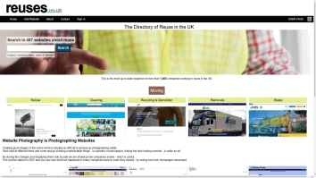 It helps make the reuse economy more visible by linking to organisations involved in second-hand goods, furniture reuse, clothing reuse, repair, recycling, reclamation and circular economy services — with SiteAtlas screenshots helping to show how their websites and services change over time.